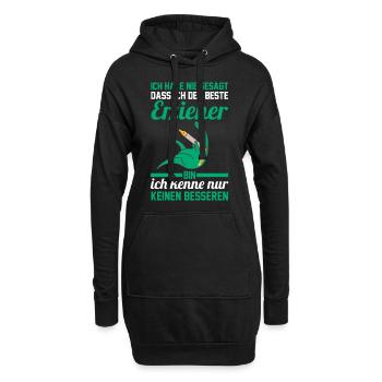 Kindergärtner Erzieher - Hoodie-Kleid - Schwarz - Vorne