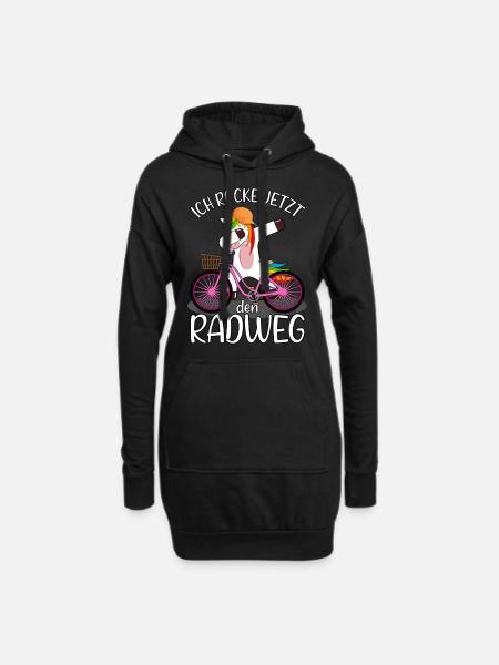 Fahrradprüfung Radfahrprüfung Fahrradführerschein - Hoodie-Kleid - Schwarz