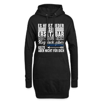 Abschiedsgeschenk Jobwechsel Kollege - Hoodie-Kleid - Schwarz - Vorne