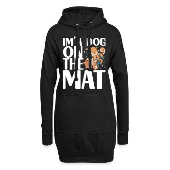 Brazilian Jiu Jitsu Grappling - Hoodie Dress - black - Front
