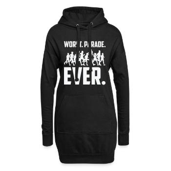 Jogger Runner Marathon Jogging Ski de fond - Sweat-shirt à capuche long Femme - noir - Devant