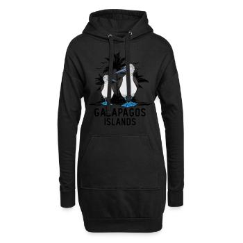Galapagos Islands - Hoodie-Kleid - Schwarz - Vorne