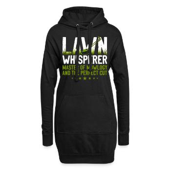 Lawn Mower Mowing Dad Father - Hoodie-Kleid - Schwarz - Vorne