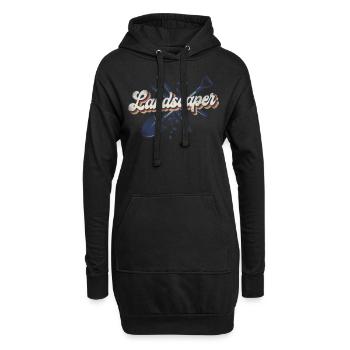Paysagiste Aménagement Paysager - Sweat-shirt à capuche long Femme - noir - Devant