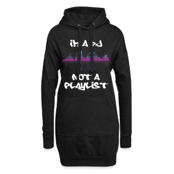 DISC-JOCKEY - Sweat-shirt à capuche long Femme - noir - Devant