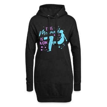 Mermaid Gift Sea Mermaid Mermaid JGA Bride - Hoodie Dress - black - Front