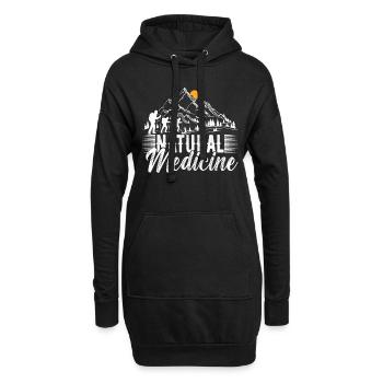 Randonnée Alpinisme Alpinistes - Sweat-shirt à capuche long Femme - noir - Devant