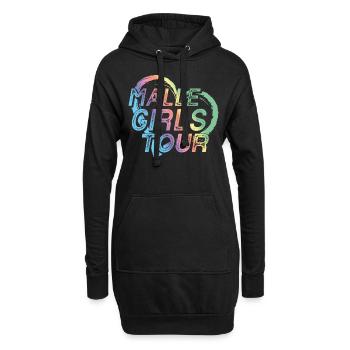 Visite de Malle Girls - Sweat-shirt à capuche long Femme - noir - Devant