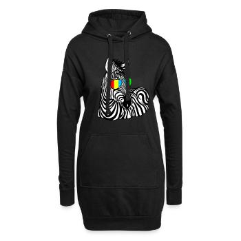 Autisme autiste Journée de sensibilisation à l’autisme L’enfant Asperger - Sweat-shirt à capuche long Femme - noir - Devant