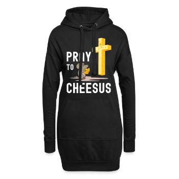 Souris Tshirt Souris Hommes Enfants Femmes - Sweat-shirt à capuche long Femme - noir - Devant
