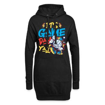 Volleyball Player Team It's Game - Hoodie-Kleid - Schwarz - Vorne