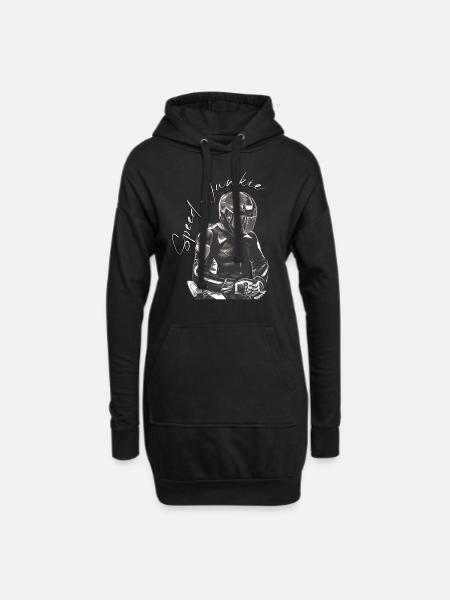 Speed Junkie - Hoodie-Kleid - Schwarz