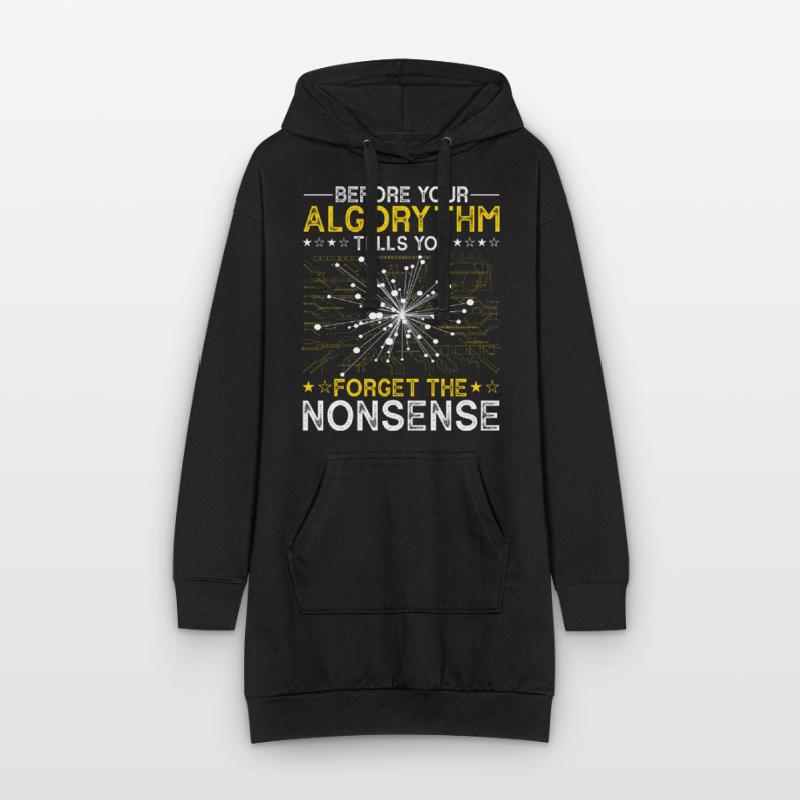 Artificial Intelligence Algorithm Programmer Hoodie-Kleid