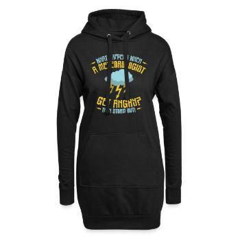Storm Hunter Tornados Storm Chaser Cadeau - Sweat-shirt à capuche long Femme - noir - Devant