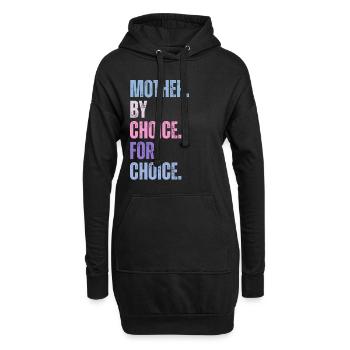 Mother By Choice For Choice Feministin - Hoodie-Kleid - Schwarz - Vorne