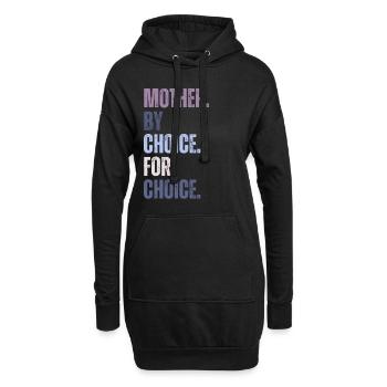 Mother By Choice For Choice Feministin - Hoodie-Kleid - Schwarz - Vorne
