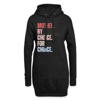 Mother By Choice For Choice Feministin - Hoodie-Kleid - Schwarz - Vorne