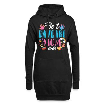 Fournisseur de services de garde d’enfants Enseignant - Sweat-shirt à capuche long Femme - noir - Devant