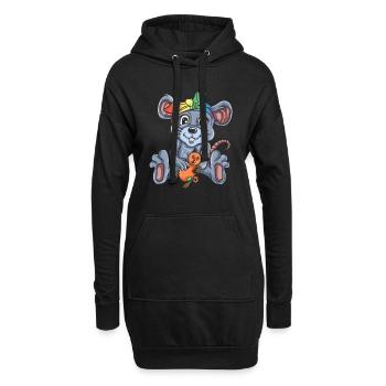 Autisme autiste Journée de sensibilisation à l’autisme L’enfant Asperger - Sweat-shirt à capuche long Femme - noir - Devant