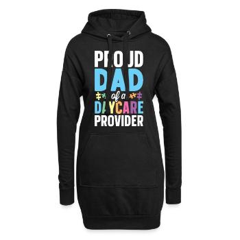 Fournisseur de services de garde d’enfants Enseignant - Sweat-shirt à capuche long Femme - noir - Devant