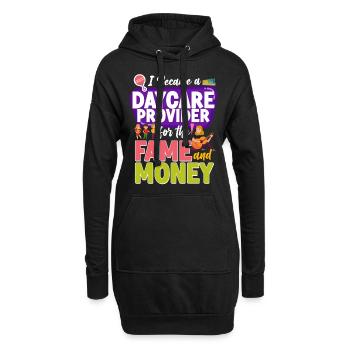 Fournisseur de services de garde d’enfants Enseignant - Sweat-shirt à capuche long Femme - noir - Devant