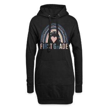 Les enseignants de première année retournent à l’école - Sweat-shirt à capuche long Femme - noir - Devant