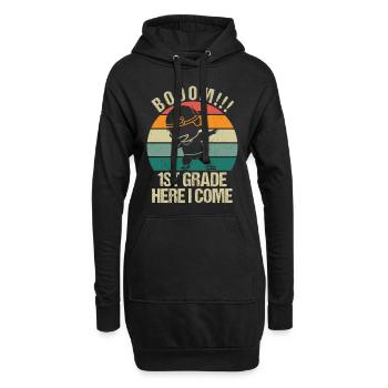 Les enseignants de première année retournent à l’école - Sweat-shirt à capuche long Femme - noir - Devant