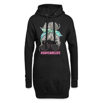 Fournisseur de services de garde d’enfants Enseignant - Sweat-shirt à capuche long Femme - noir - Devant