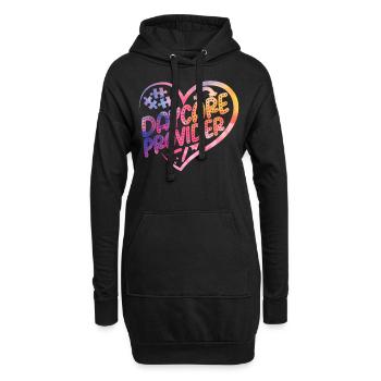 Fournisseur de services de garde d’enfants Enseignant - Sweat-shirt à capuche long Femme - noir - Devant