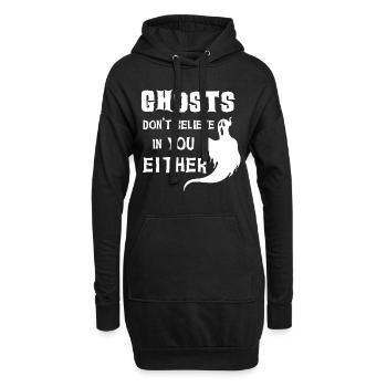 Halloween Tshirt Halloweenparty Mörder Killer Tod - Hoodie-Kleid - Schwarz - Vorne