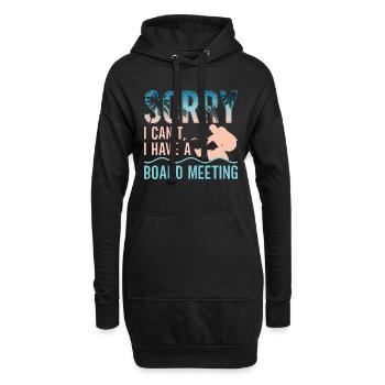 Wakeboard Wakeboarder Wakeboarding Cadeau - Sweat-shirt à capuche long Femme - noir - Devant