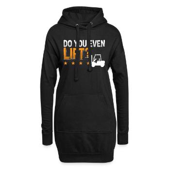 Forklift Warehouse Forklift Driver Forklift Gift - Hoodie Dress - black - Front