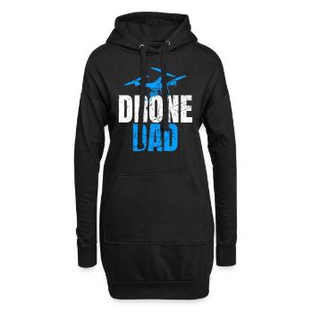 Drone Dad Drone Pilote Opérateur de Drone - Sweat-shirt à capuche long Femme - noir - Devant