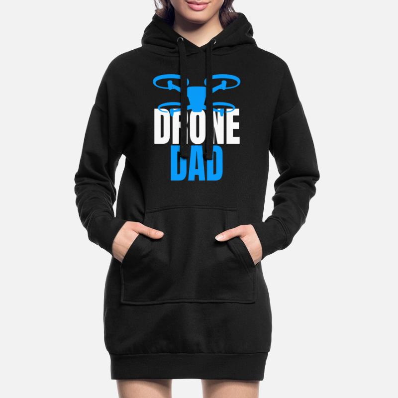 Drone Dad Drone Pilot Drone Operator Hoodie Dress