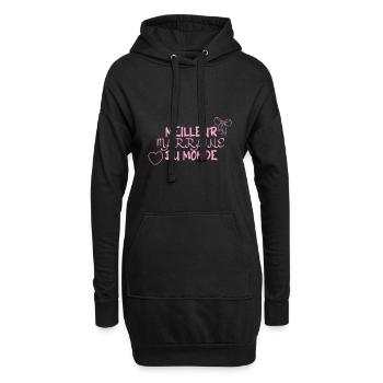 meilleur Marraine du monde - Sweat-shirt à capuche long Femme - noir - Devant