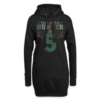 Buck Deer Hunting Hunter Kid 5ème - Sweat-shirt à capuche long Femme - noir - Devant