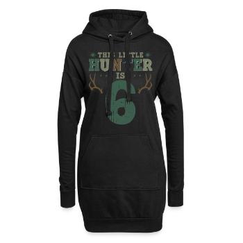 Buck Deer Hunting Hunter Kid 6ème - Sweat-shirt à capuche long Femme - noir - Devant