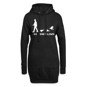 Ich Meine Follower Tauben Züchter Tauben Vogel - Hoodie-Kleid - Schwarz - Vorne