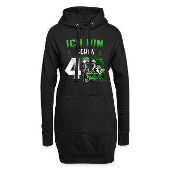 Motocross Geschenk Für Enduro Supermoto Dirt Bike - Hoodie-Kleid - Schwarz - Vorne