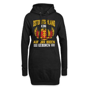 Ostdeutschland Geschenk Osten Ossi DDR Ostalgie - Hoodie-Kleid - Schwarz - Vorne