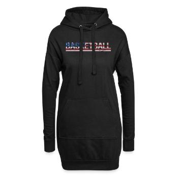 Dictons de basket-ball amusants pour les joueurs de basket-ball - Sweat-shirt à capuche long Femme - noir - Devant