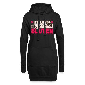 Tinte Tätowierung Tattoo Lustig - Hoodie-Kleid - Schwarz - Vorne