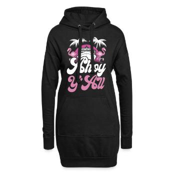 Cruise Ship Vacation Girl Ahoy - Hoodie-Kleid - Schwarz - Vorne