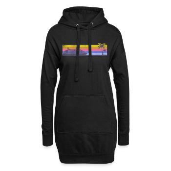 Cruise Ship Vacation Retro Vintage - Hoodie-Kleid - Schwarz - Vorne