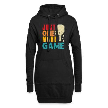 Just One More Game Funny Pickleball - Hoodie-Kleid - Schwarz - Vorne