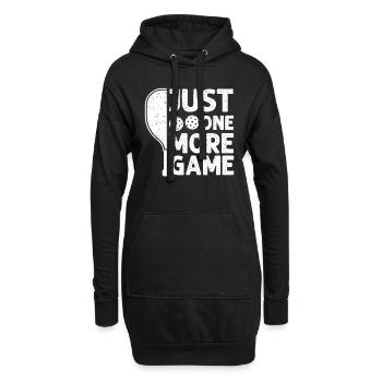 Just One More Game Funny Pickleball - Hoodie-Kleid - Schwarz - Vorne