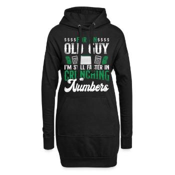 Comptable Comptable Comptable Comptabilité - Sweat-shirt à capuche long Femme - noir - Devant