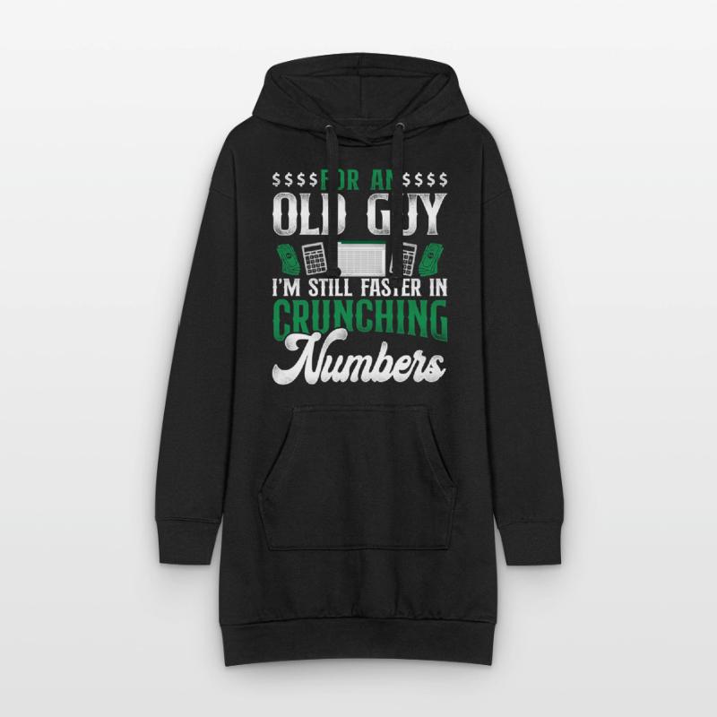 Comptable Comptable Comptable Comptabilité Sweat-shirt à capuche long Femme