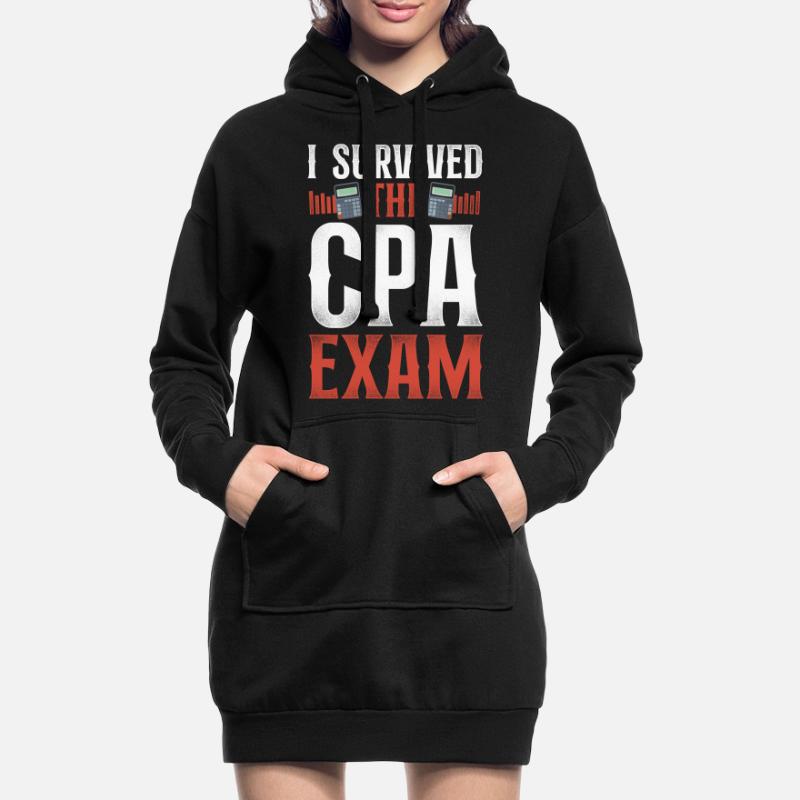 Comptable Comptable Comptable Comptabilité Sweat-shirt à capuche long Femme