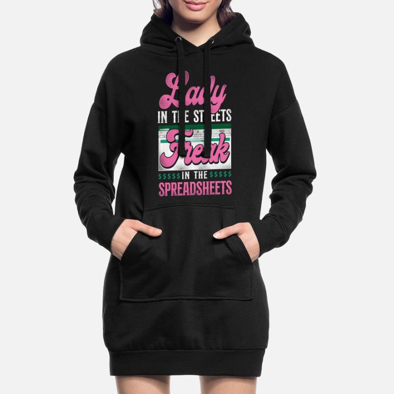 Comptable Comptable Comptable Comptabilité Sweat-shirt à capuche long Femme